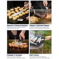 thumbnail image 4 of CHEFSPOT Juego de 36 Accesorios para Plancha Blackstone, Parrilla BBQ y Cocina en Superficie Plana, 4 of 7