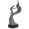 thumbnail image 6 of 8" x 14" Black Polystone People Sculpture with Stairs, by DecMode, 6 of 10