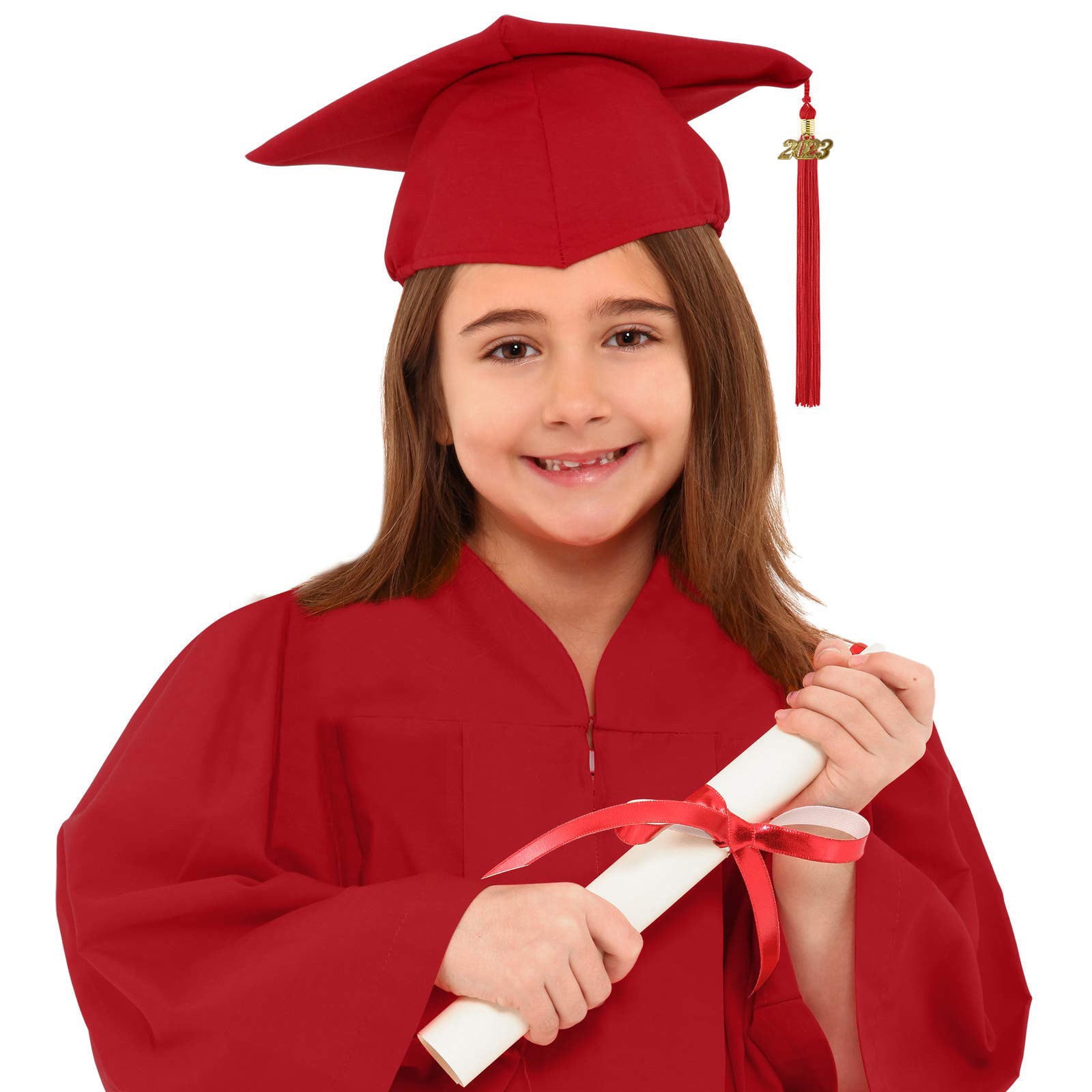 Child Pre-Kindergarten Imprinted Red Sash, Red | Graduation Source