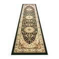 thumbnail image 2 of Masada Rugs Traditional Area Rug Runner 32 In. X 10 Ft. Black Bellagio 401, 2 of 6