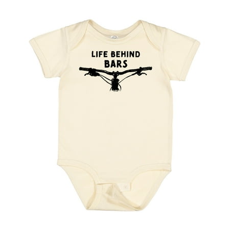 

Inktastic Life Behind Bars Mountain Bike Gift Baby Boy or Baby Girl Bodysuit
