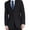 Black Tonal Stripe, variant on Vincenzi 2 Button Men's V78728 Modern Fit Suit- Charcoal - 36 Regular