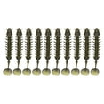 thumbnail image 3 of 10 piezas de señuelos de pesca blandos, cebo blando, cebos artificiales, Swimbaits de cola de paleta Verde oscuro Cola Señuelos de pesca, 3 of 8
