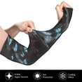 thumbnail image 2 of Bingfone Farmers Gardening Sleeves Sun Protection Arm Cooling Sleeves for Women Men with Thumb Hole - Butterfly Angel Wings Art, 2 of 7