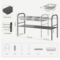 thumbnail image 2 of Organizador Bajo Fregadero, Organizador de Cocina Expandible de 2 Niveles con 8 Paneles Metálicos Extraíbles, Adecuado para cocinas, baños, etc.Anchura 52-82 cm Ajustable, 2 of 6