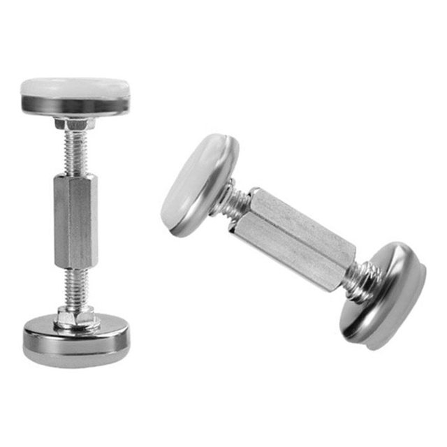 2pcs Adjustable Threaded Bed Frame Anti-shake Tools Telescopic Support Wall Bracket Bed Frame Accessory