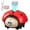 Red, variant on Electric Ladybug Suspended Ball Toy, Rechargeable Sensory Development Flying Plaything, Anti-Collision Interactive Floating Ball, Toys for Playroom