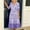 Purple, variant on Boho Summer Dress for Womens Floral Maxi Dresses Casual Short Sleeve Long Beach Dress 2025 Women's Plus Size Retro Sundress
