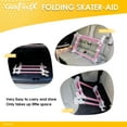 thumbnail image 6 of GanFindX Folding Skater Aid - Adjustable Height Aluminum Roller Skate Trainer for Kids and Toddlers, Perfect for Learning and Safety Pink, 6 of 6