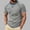 #Gray, variant on DPTALR Men's Fashion Solid Color Crew Neck Short Sleeve Casual T-shirt,Dark Blue, S