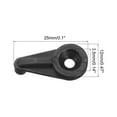 thumbnail image 2 of Uxcell 50 Pcs Glass Retainer Clips Kit 3.5mm Glass Clip with Screws for Fixing  Cabinet Black, 2 of 6