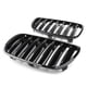 thumbnail image 5 of 1Pair Shiny Black Front Grille Bumper Kidney Grille for E83 X3 Facelift 2007-2010, 5 of 5