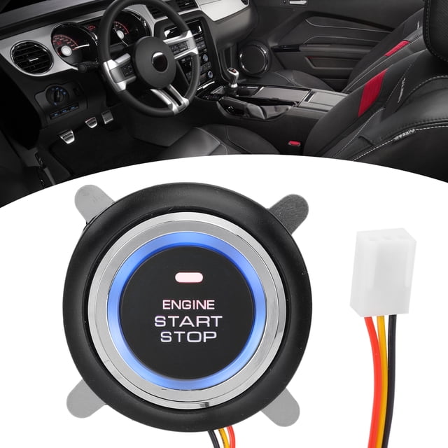 Botón de Arranque del Motor, Interruptor de Arranque de Encendido Impermeable de 12 V Para SUV para Camiones para Automóviles para VehÍculos Recreativos