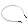thumbnail image 5 of Unique Bargains 1 Pcs Hairband for Women 2 Rows Rhinestone Headband Transparent 0.31 Inch Wide, 5 of 5