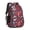 Skull and Flower, variant on Moth and Skeleton Gothic Pattern Backpack for School, Cute School Bag with Adjustable Shoulder Straps and Padded Back, 16.9"x12.6"x5.9"