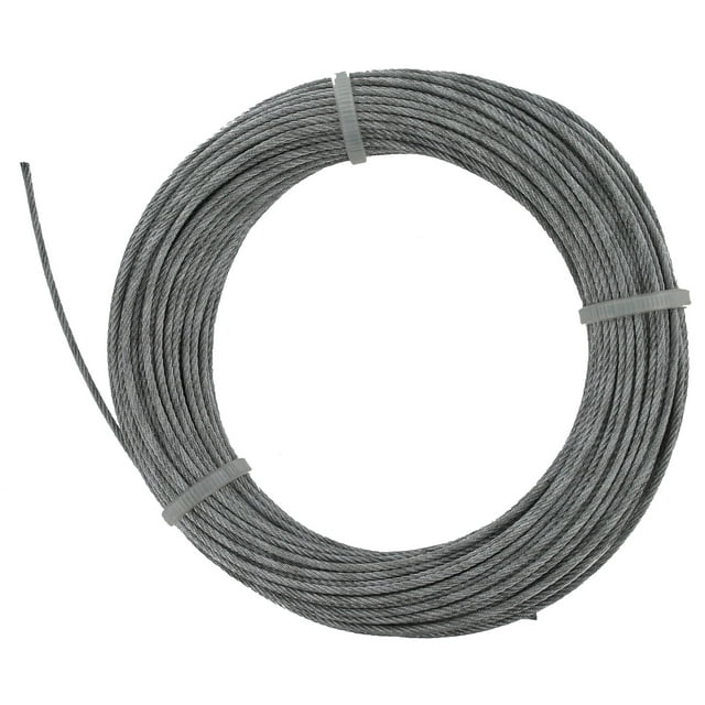 Cable Wire Baron Galv precortado, 7 x 7, 1,6 mm, 30,5 m