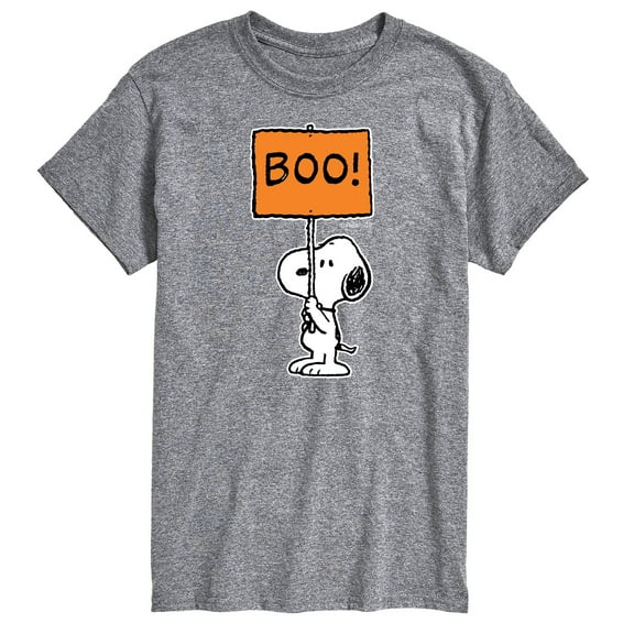 Peanuts - Snoopy Boo Sign - Men's Short Sleeve Graphic T-Shirt