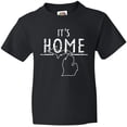 thumbnail image 3 of Inktastic It's Home- State  of Michigan Outline Distressed Text Youth T-Shirt, 3 of 5