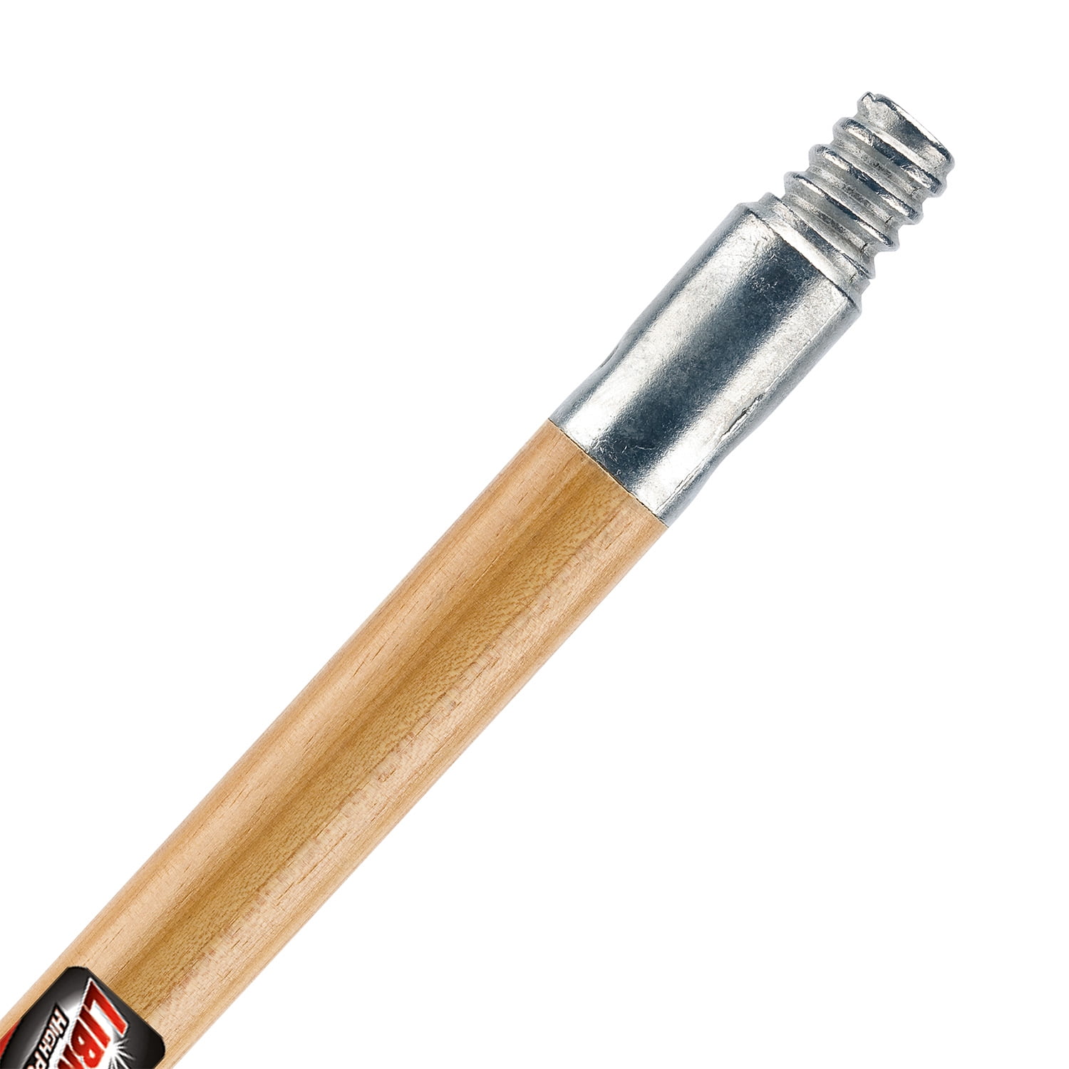 Libman 1” Hardwood Broom Handle with Zinc Screw-in 60 in. Length