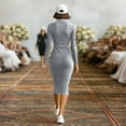 thumbnail image 4 of Holiday Dresses for Women Elegant Print Female New Casual Gown High-End Banquet Y2k Streetwear Chic Flowers Mini Dresses for Woman Vestidos Elegantes, 4 of 4