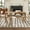 Beige+Natural, variant on GDF Studio 5-Piece Mid-Century Modern Dining Set with Rectangular Table & Upholstered Chairs, White+Natural