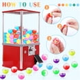 thumbnail image 6 of NOGIS 150 Pcs Gumball Vending Machine Capsules Empty Clear Colored Round Capsules Random Colors Plastic Containers Toy Capsules for Prizes Party Favors (1.1 Inch), 6 of 7