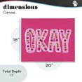thumbnail image 4 of Stupell Industries Modern Okay Cherry Cake Canvas Art, 20 x 16, by Ziwei Li, 4 of 8