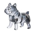 thumbnail image 2 of Estatua de bulldog francés, figuras de escritorio, adorno colorido, perro decorativo moderno gris, 2 of 9
