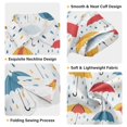 thumbnail image 3 of Dailycode Small Short Sleeve Button Down Shirts Colorful Umbrellas and Rain Drops Casual Shirt 3-10 Years, 3 of 9