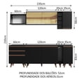 thumbnail image 3 of Cocina Integral Completa Modular Madesa Reims 235cm NN 01, 3 of 5