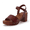 Whisky, variant on Cushionaire Sloan Womens Faux Wood Block Platform Heels with Adjustable Ankle Strap – Chunky Heel Sandals for Women
