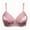 Wine, variant on Woman's Bras Back-Smoothing Bra Feature V-Neck No Underwire Bra Style W-757 Gray XXL