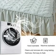 thumbnail image 5 of Bed skirt bedspread, elastic bed linen with ruffles, home protection, non-slip mattress cover, 5 of 8