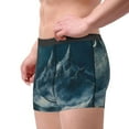 thumbnail image 3 of KLL Mysterious Moonlit Mountains Men's Cotton Boxer Briefs Underwear-XX-Large, 3 of 7
