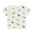 thumbnail image 2 of Kyte Baby Toddler Basic Tee in Ecru Roar, 2 of 3