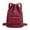 Red, variant on BadPiggies Drawstring Backpack for Men Women, Waterproof Nylon Sports Gym Shoulder Bag Daypack with Side Pockets (Gray)