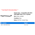 thumbnail image 2 of Heater Hose - Compatible with 2001 - 2005 BMW 330xi 3.0L 6-Cylinder 2002 2003 2004, 2 of 2