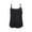 Black, variant on Gkeoshab Womens Blouses Sequin Reflective Tank Top Thin Summer Sleeveless Vest with Button Accent for Daily Wear & Parties Black L