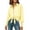 Yellow, variant on Tqcoqu Women's Striped Button Down Shirt,Smocked Cuff Pocket Casual Long Sleeve Blouse,Black Women's S-XXXL