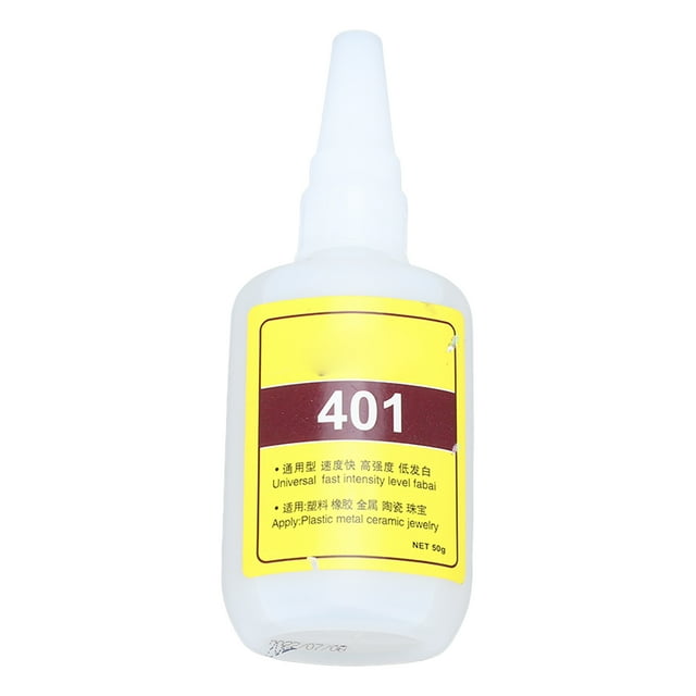401 Universal Glue, 50g Rubber Glue 120Mpas Viscosity Small Portable Waterproof For Ceramics