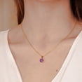 thumbnail image 5 of Collar para Mujer con Cristal Swarovski Solitario– Bañado en Oro 14k- Collar Elegante y Brillante-Collares de Mujer de Moda- Joyería para Mujer de Moda- Regalo especial Ortiz Espinosa Temporada, 5 of 5