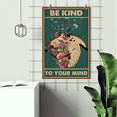 thumbnail image 2 of LOLUIS Be Kind To Your Mind Poster, Vintage Mental Health Awareness Posters, Therapy Counseling Wall Art Home Office Decor DS9, 2 of 6