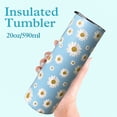 thumbnail image 4 of Green Irish Shamrocks Tumbler with Lid and Straw，St. Patrick''s Vacuum Insulated Tumbler With StrawTumbler, 20 oz Stainless Steel Tumbler, 4 of 6