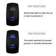 thumbnail image 4 of HAHDAXIA Blue Led Camp Light Rocker Switch with Jumper Wires 5Pin ON Off SPST Toggle Switch for Caravan RV Cabover Camper Travel Trailer 12V/20A 24V/10A, 4 of 7