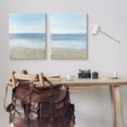 thumbnail image 2 of Stupell Industries Coastal Seafoam Beach Waves Soft Tide Landscape Canvas Wall Art, 24 x 30, 2 of 6