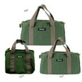 thumbnail image 6 of 1Pc Small Tool Bag, Green Canvas Tool Storage Bag, Large Capacity Multipurpose Zipper Soft Tote Organizer Pouch for Electrician, Plumbing, Gardening,Tools Bags for Men, 3Sizes(Green1,13.8x5.1x7.9"), 6 of 8