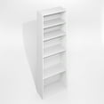 thumbnail image 5 of Furinno JAYA Book Shelf, 5-Tier Bookshelf, Bookcase with Adjustable Shelves, 9.5 x 24.5 x 71.2, for Living Room, Bedroom, Home Office, Plain White, 5 of 5