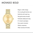 thumbnail image 2 of Movado 3600502 Bold Gold-Tone Ladies Watch, 2 of 5