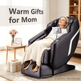 thumbnail image 3 of BOSSCARE Full Body Shiatsu Recliner Massage Chair Zero Gravity with USB and Heated, Brown, 3 of 12