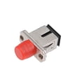thumbnail image 3 of Adaptador de conector de fibra óptica tipo Flange SC a FC, 2 piezas (DD), 3 of 5